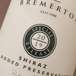 Bremerton No Added Preservatives Special Release Shiraz 2019
