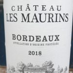 Chateau Les Maurins Bordeaux 2018