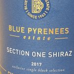 Blue Pyrenees Section One Shiraz 2017
