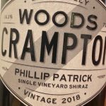 Woods Crampton Phillip Patrick Eden Valley Shiraz 2018
