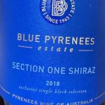 Blue Pyrenees Section One Shiraz 2018