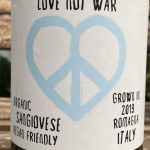 Love Not War Organic Sangiovese 2019