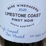 Bare Winemakers Limestone Coast Pinot Noir 2020