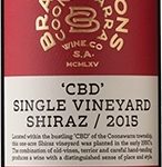 Brand & Sons CBD Single Vineyard Shiraz 2015