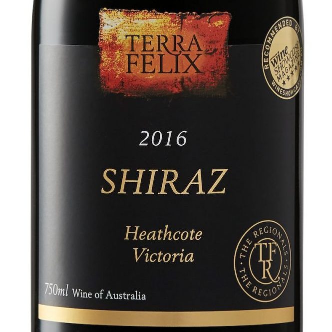 Terra Felix Heathcote Shiraz Bottle Image