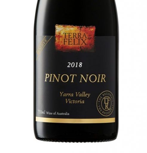 Terra Felix Yarra Valley Pinot Noir Reserve Bottle Image HR