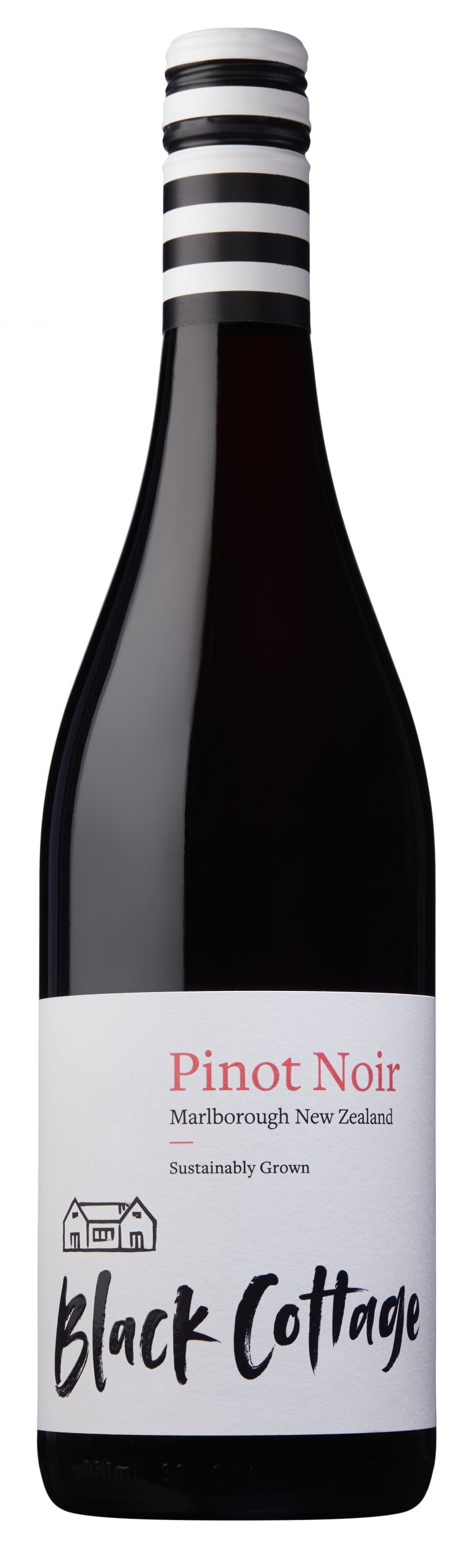 Black Cottage Pinot Noir Marlborough NV BS White Label