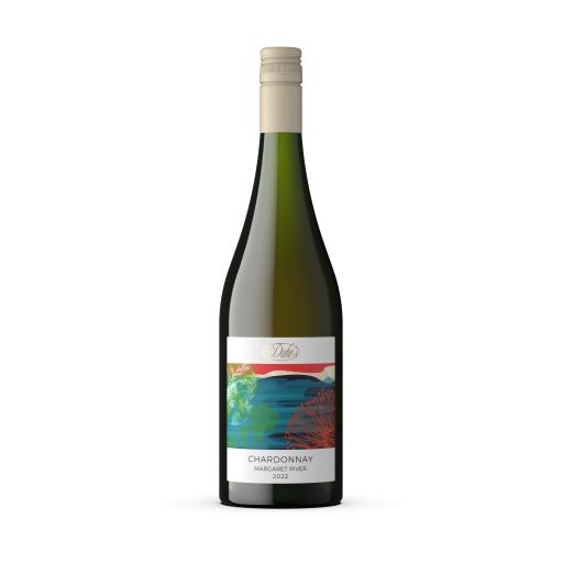 Margaret River Chardonnay transparent background with shadow