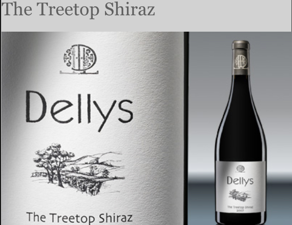 Dellys Vineyard The Treetop Shiraz 2017