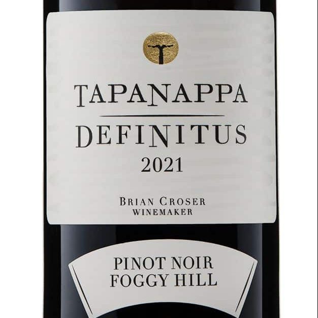 Tapanappa Definitus Pinot Noir Foggy Hill low res
